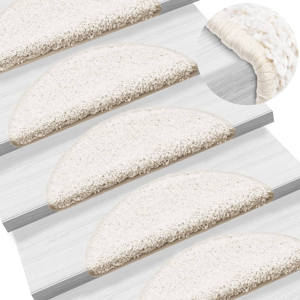 vidaXL Tappetini per scale 10 pz 56x17x3 cm blu semicircolari - Image 2 of 48