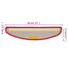 vidaXL Tappetini per scale 10 pz 56x17x3 cm rossi semicircolari - Image 8 of 8