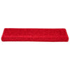 vidaXL Tappetini per scale 10 pz 65x21x4 cm Rosso Bordo rettangolare - Image 4 of 8