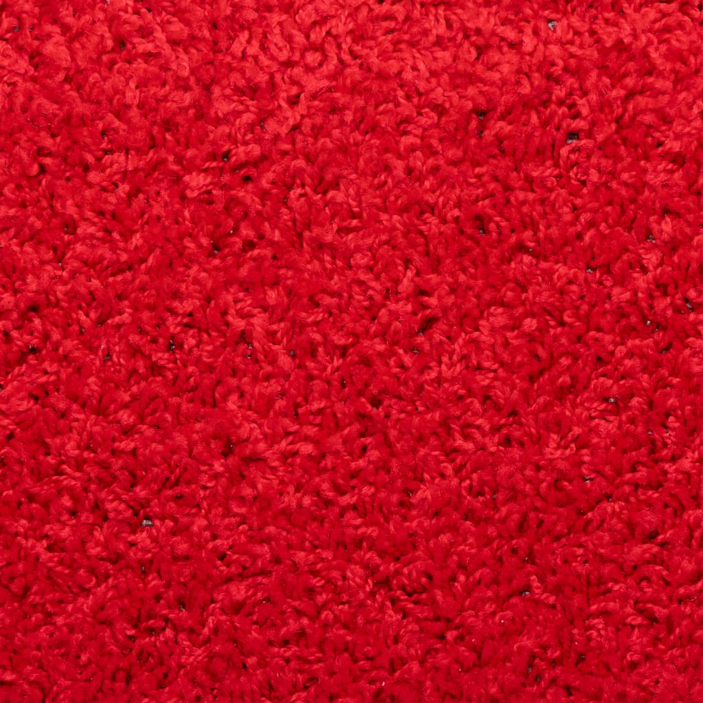 vidaXL Tappetini per scale 10 pz 65x21x4 cm Rosso Bordo rettangolare - Image 7 of 8
