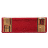 vidaXL Tappetini per Scale Autoadesivi 10 pz 65x21x4 cm Rossi - Image 3 of 7