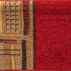 vidaXL Tappetini per Scale Autoadesivi 10 pz 65x21x4 cm Rossi - Image 6 of 7