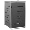 vidaXL Copribidone Singolo in Acciaio Inox e Zincato 69x77,5x112,5cm Antracite - Image 25 of 165