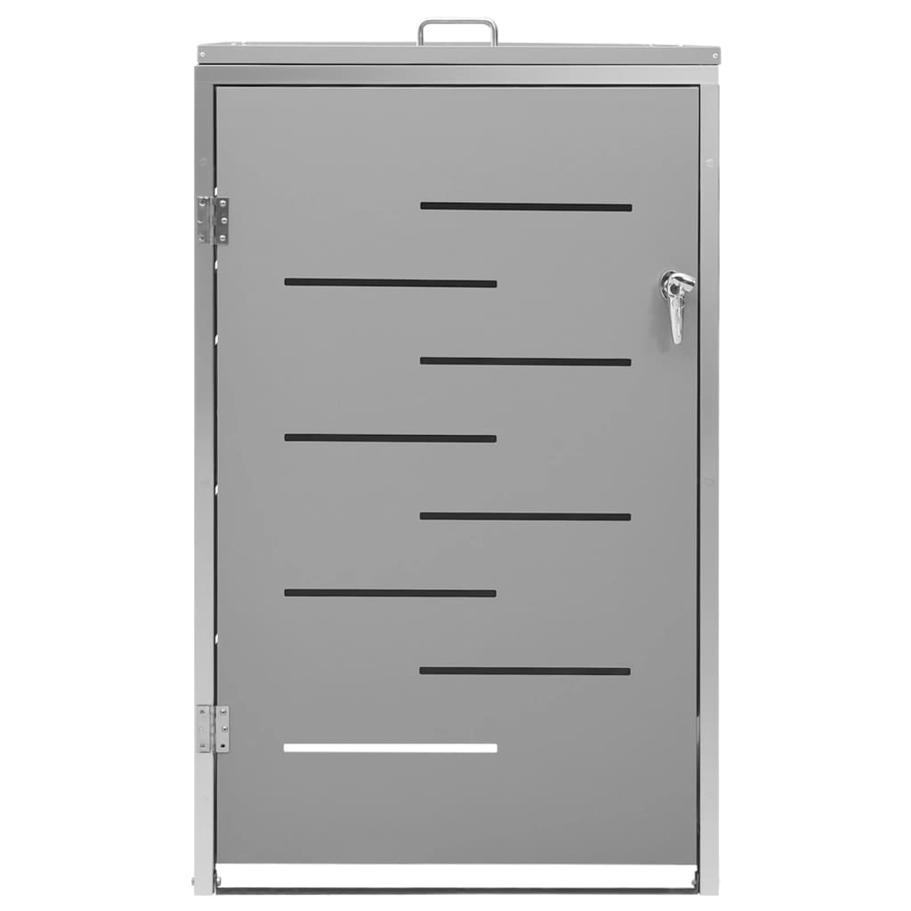 vidaXL Copribidone Singolo in Acciaio Inox e Zincato 69x77,5x112,5cm Antracite - Image 47 of 165