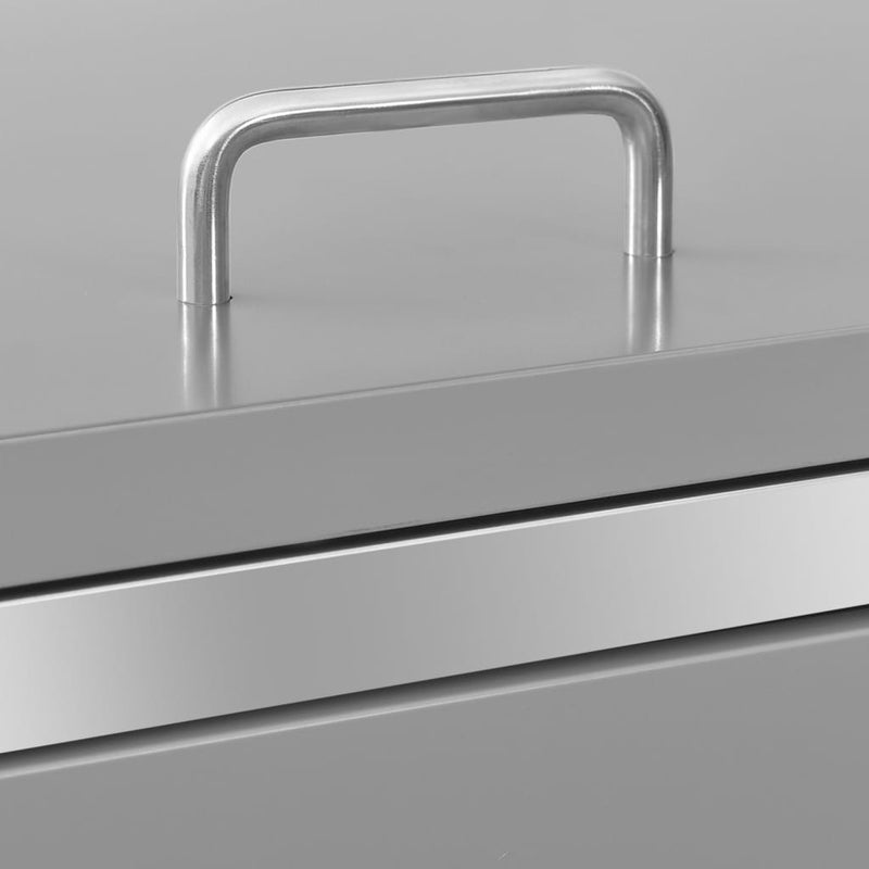 vidaXL Copribidone Singolo in Acciaio Inox e Zincato 69x77,5x112,5cm Antracite - Image 113 of 165