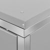vidaXL Cubierta para cubo de basura individual de acero inoxidable 69x77,5x112,5 cm Antracita - Image 115 of 143