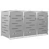 vidaXL Cubierta para cubo de basura individual de acero inoxidable 69x77,5x112,5 cm Antracita - Image 18 of 143