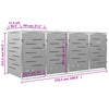 vidaXL Copribidone Singolo in Acciaio Inox e Zincato 69x77,5x112,5cm Antracite - Image 165 of 165