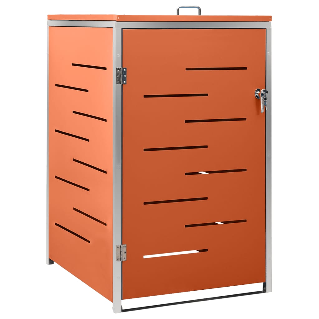 vidaXL Copribidone Singolo in Acciaio Inox e Zincato 69x77,5x112,5cm Antracite - Image 27 of 165