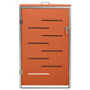 vidaXL Copribidone Singolo in Acciaio Inox e Zincato 69x77,5x112,5cm Antracite - Image 48 of 165