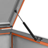 vidaXL Copribidone Singolo in Acciaio Inox e Zincato 69x77,5x112,5cm Antracite - Image 105 of 165