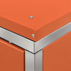 vidaXL Cubierta para cubo de basura individual de acero inoxidable 69x77,5x112,5 cm Antracita - Image 113 of 143