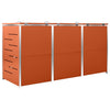 vidaXL Cubierta para cubo de basura individual de acero inoxidable 69x77,5x112,5 cm Antracita - Image 66 of 143