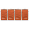vidaXL Copribidone Singolo in Acciaio Inox e Zincato 69x77,5x112,5cm Antracite - Image 52 of 165