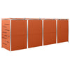 vidaXL Copribidone Singolo in Acciaio Inox e Zincato 69x77,5x112,5cm Antracite - Image 84 of 165