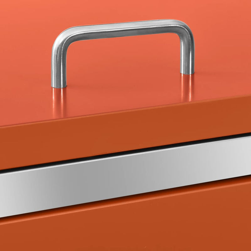 vidaXL Copribidone Singolo in Acciaio Inox e Zincato 69x77,5x112,5cm Antracite - Image 116 of 165