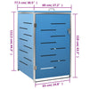 vidaXL Copribidone Singolo in Acciaio Inox e Zincato 69x77,5x112,5cm Antracite - Image 162 of 165