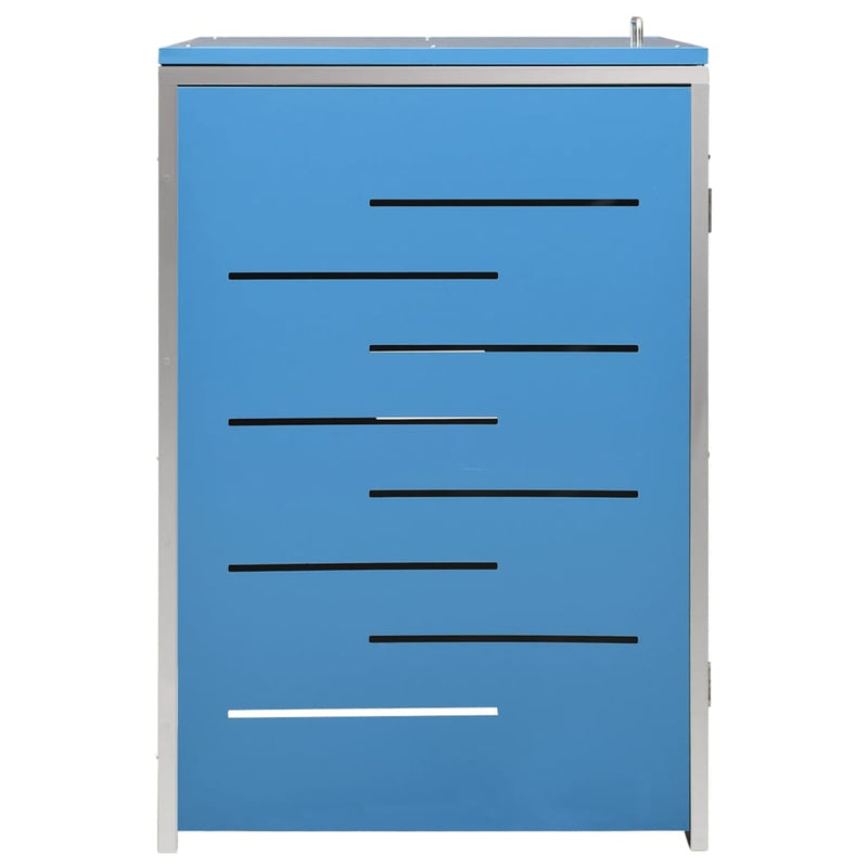 vidaXL Copribidone Singolo in Acciaio Inox e Zincato 69x77,5x112,5cm Antracite - Image 74 of 165