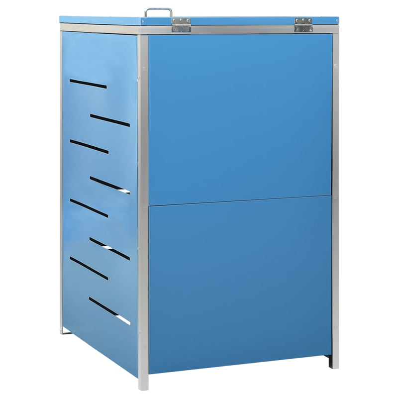 vidaXL Copribidone Singolo in Acciaio Inox e Zincato 69x77,5x112,5cm Antracite - Image 80 of 165