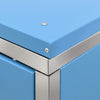 vidaXL Copribidone Singolo in Acciaio Inox e Zincato 69x77,5x112,5cm Antracite - Image 145 of 165