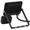 Foco LED vidaXL con sensor, 20 W, aluminio/vidrio, 13 x 16,5 cm, negro - Image 10 of 27