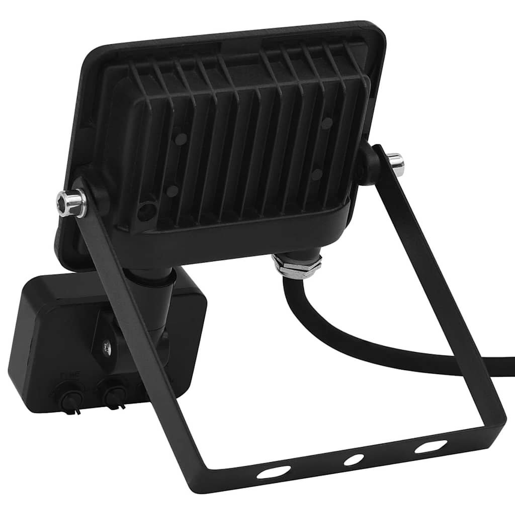 Foco LED vidaXL con sensor, 20 W, aluminio/vidrio, 13 x 16,5 cm, negro - Image 10 of 27