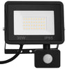Foco LED con Sensor vidaXL 30 W Aluminio 15,5 x 19,5 cm Negro - Image 5 of 36
