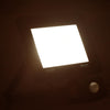 Foco LED con Sensor vidaXL 30 W Aluminio 15,5 x 19,5 cm Negro - Image 3 of 36