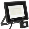 Foco LED con Sensor vidaXL 30 W Aluminio 15,5 x 19,5 cm Negro - Image 6 of 36