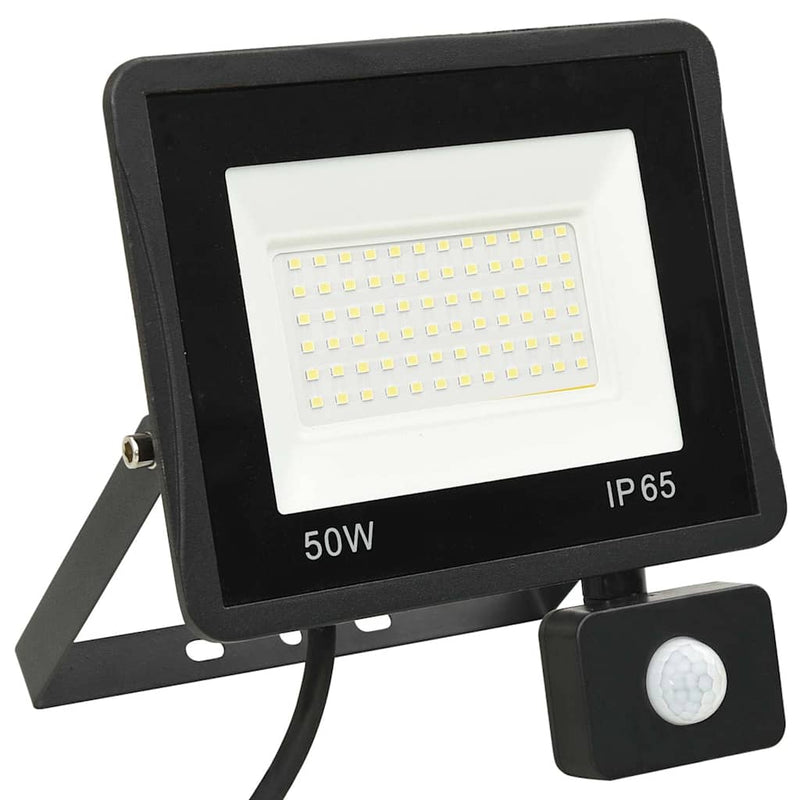vidaXL Faretto a LED con Sensore 50 W Bianco Caldo - Image 3 of 18