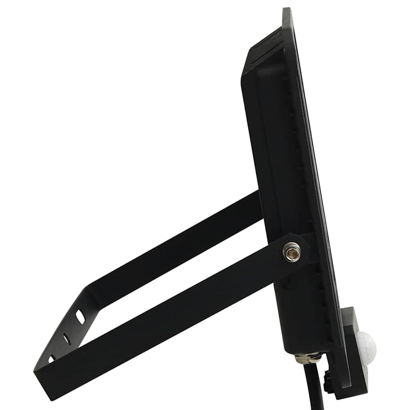 Foco LED con Sensor vidaXL 30 W Aluminio 15,5 x 19,5 cm Negro - Image 16 of 36