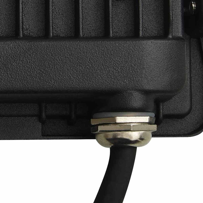 Foco LED con Sensor vidaXL 30 W Aluminio 15,5 x 19,5 cm Negro - Image 21 of 36