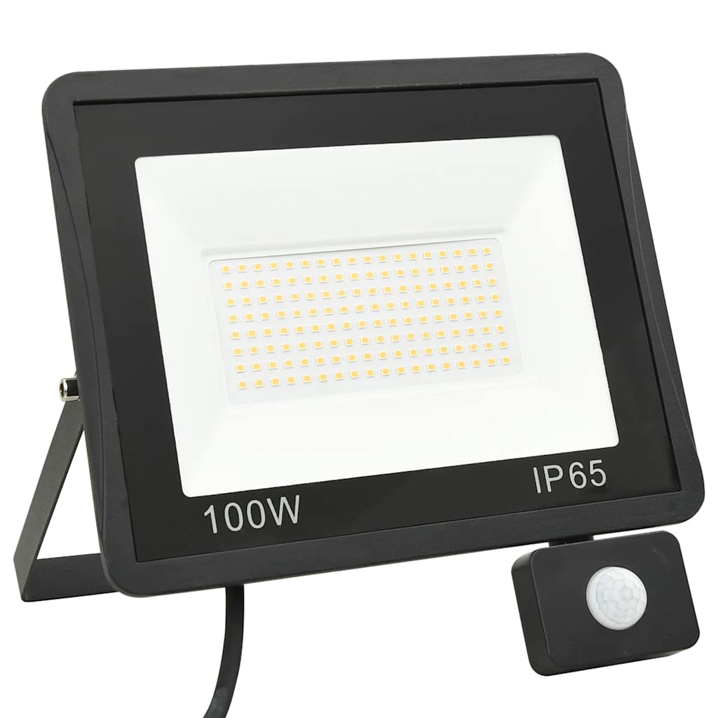 Foco LED con Sensor vidaXL 30 W Aluminio 15,5 x 19,5 cm Negro - Image 7 of 36