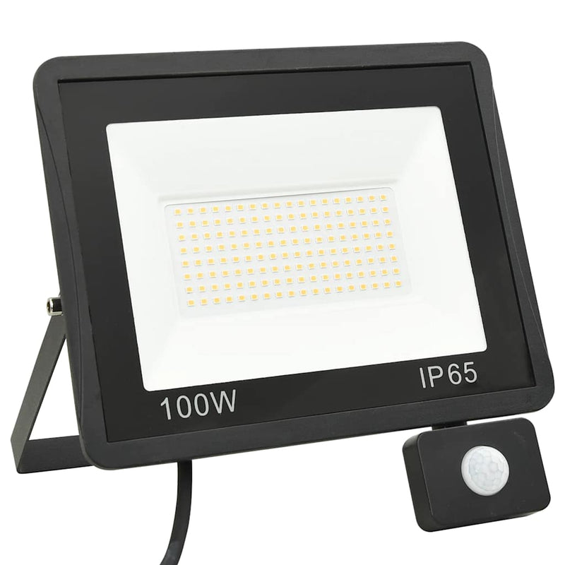 Foco LED con Sensor vidaXL 30 W Aluminio 15,5 x 19,5 cm Negro - Image 7 of 36