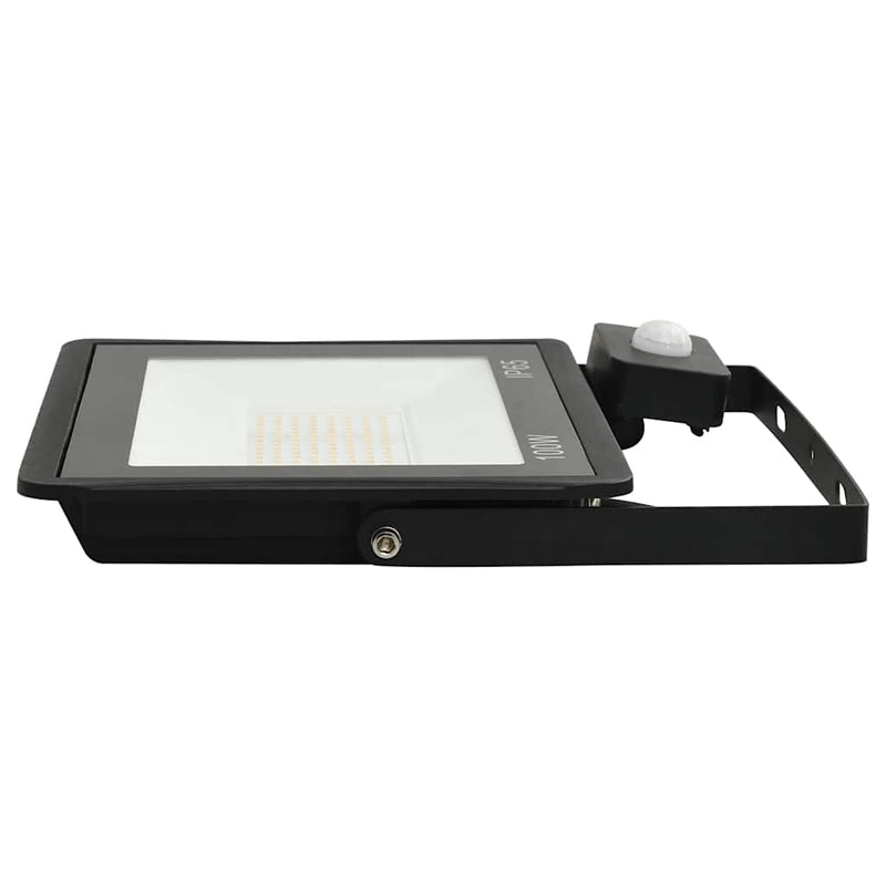 Foco LED con Sensor vidaXL 30 W Aluminio 15,5 x 19,5 cm Negro - Image 11 of 36