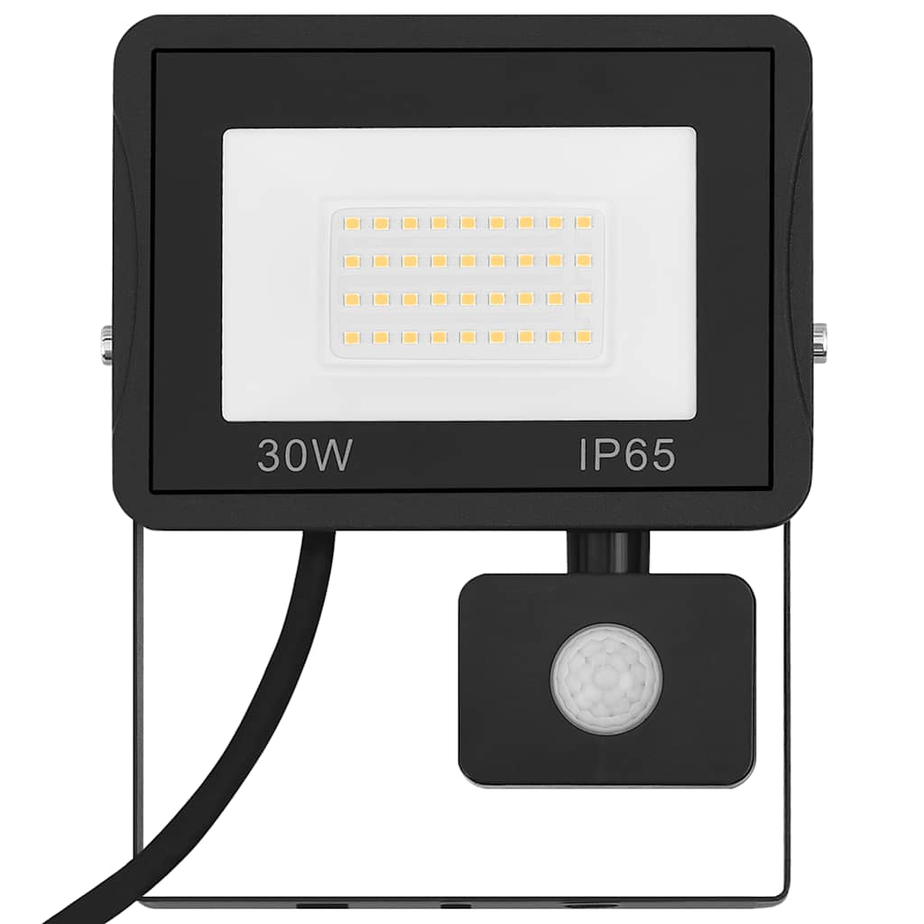 vidaXL Faretto a LED con Sensore 50 W Bianco Caldo - Image 5 of 18