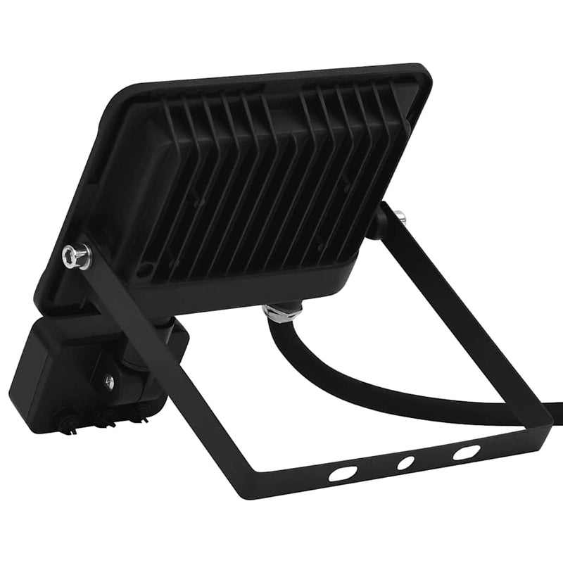 Foco LED con Sensor vidaXL 30 W Aluminio 15,5 x 19,5 cm Negro - Image 20 of 36