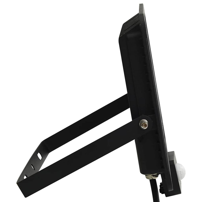 Foco LED vidaXL con sensor 100W de aluminio 27x25 cm negro - Image 3 of 9