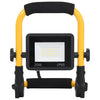 vidaXL Foco LED Portátil 20W Blanco Frío, Marco de Acero, Negro/Amarillo - Image 5 of 40