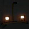 vidaXL LED Spotlight 2x10 W with Steel Frame 44.5x18.5x37 cm Black and Yellow - Image 1 of 30