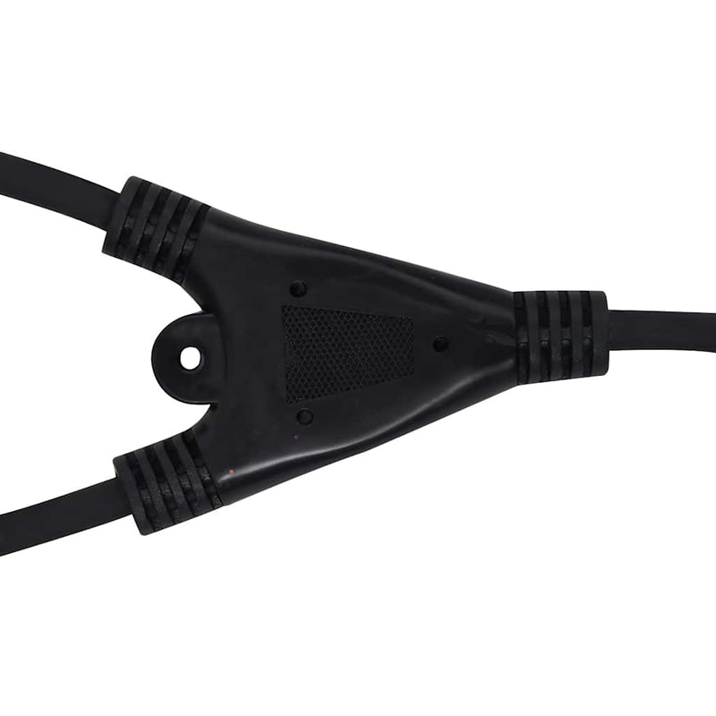 vidaXL LED Spotlight 2x10 W with Steel Frame 44.5x18.5x37 cm Black and Yellow - Image 16 of 30