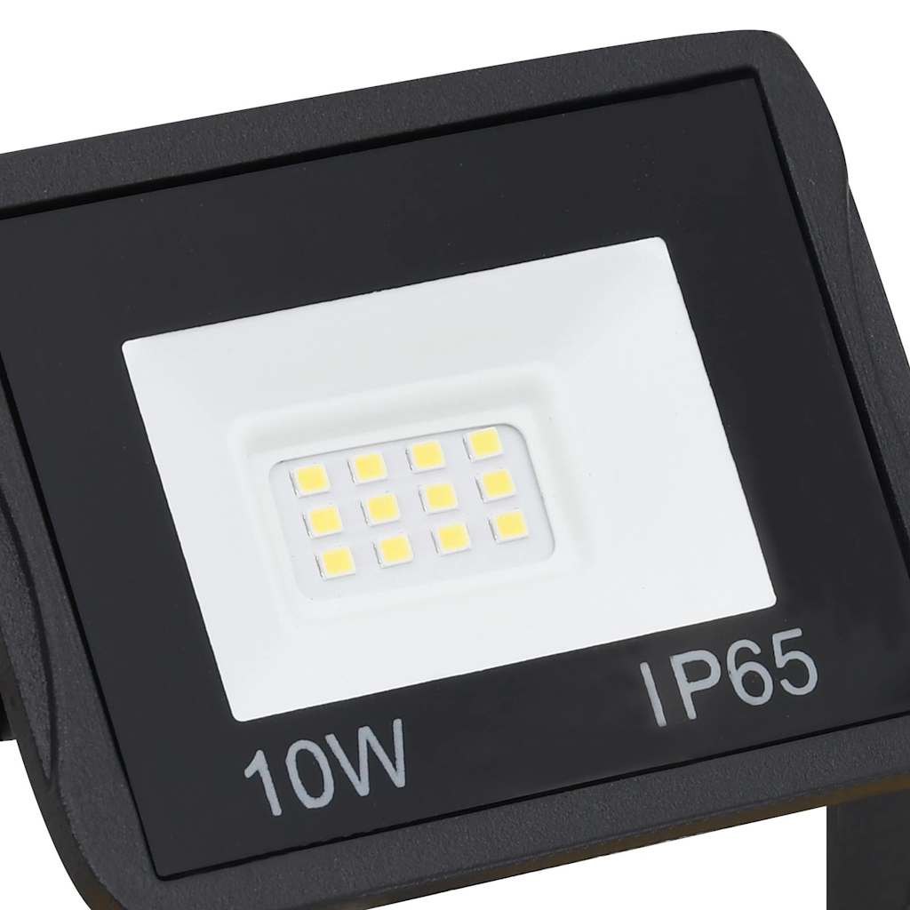 vidaXL LED Spotlight 2x10 W with Steel Frame 44.5x18.5x37 cm Black and Yellow - Image 24 of 30