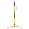 vidaXL Faretto a LED con Treppiede 2x50 W 7000 lm, Altezza Regolabile (79-172,5) cm, Nero - Image 4 of 14