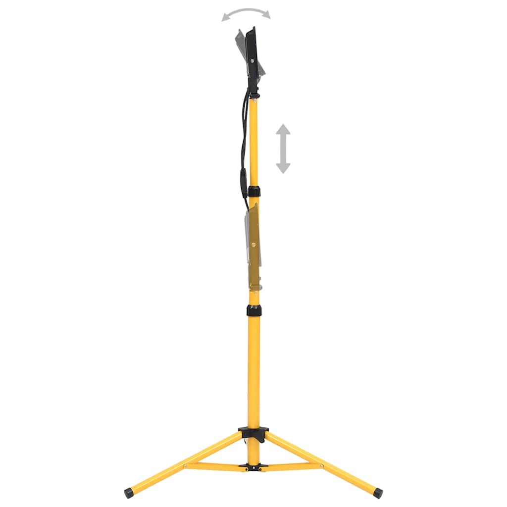 vidaXL Faretto a LED con Treppiede 2x50 W 7000 lm, Altezza Regolabile (79-172,5) cm, Nero - Image 4 of 14