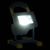 vidaXL 30 W Rechargeable LED Spotlight with Handle, 21.5 x 18.5 x 29 cm, Black and Yellow - Image 1 of 10