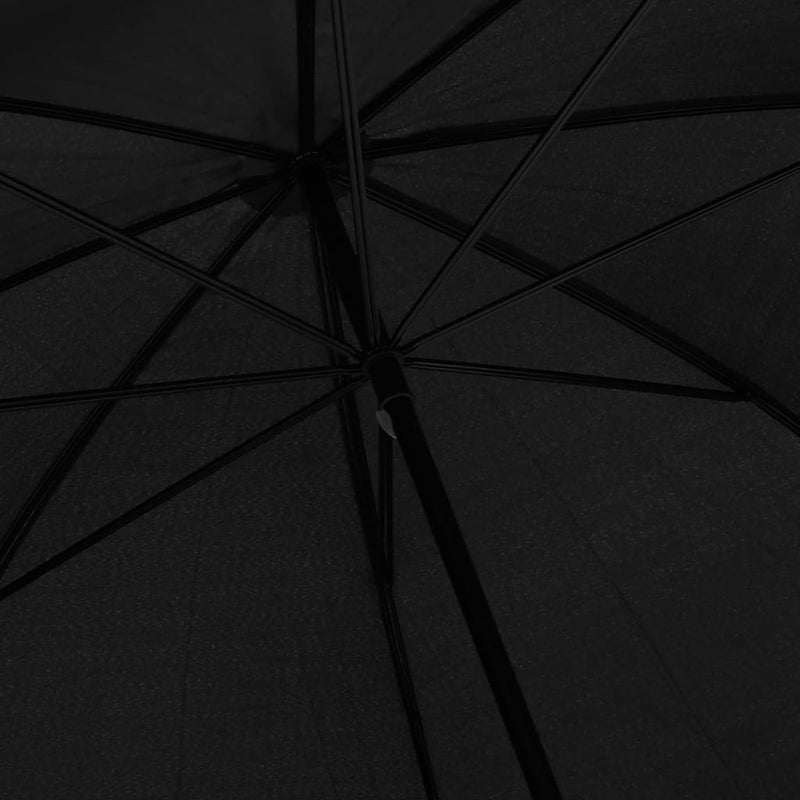 Ombrello Classico Nero con Impugnatura Ergonomica- Diametro 130 cm - Image 5 of 8