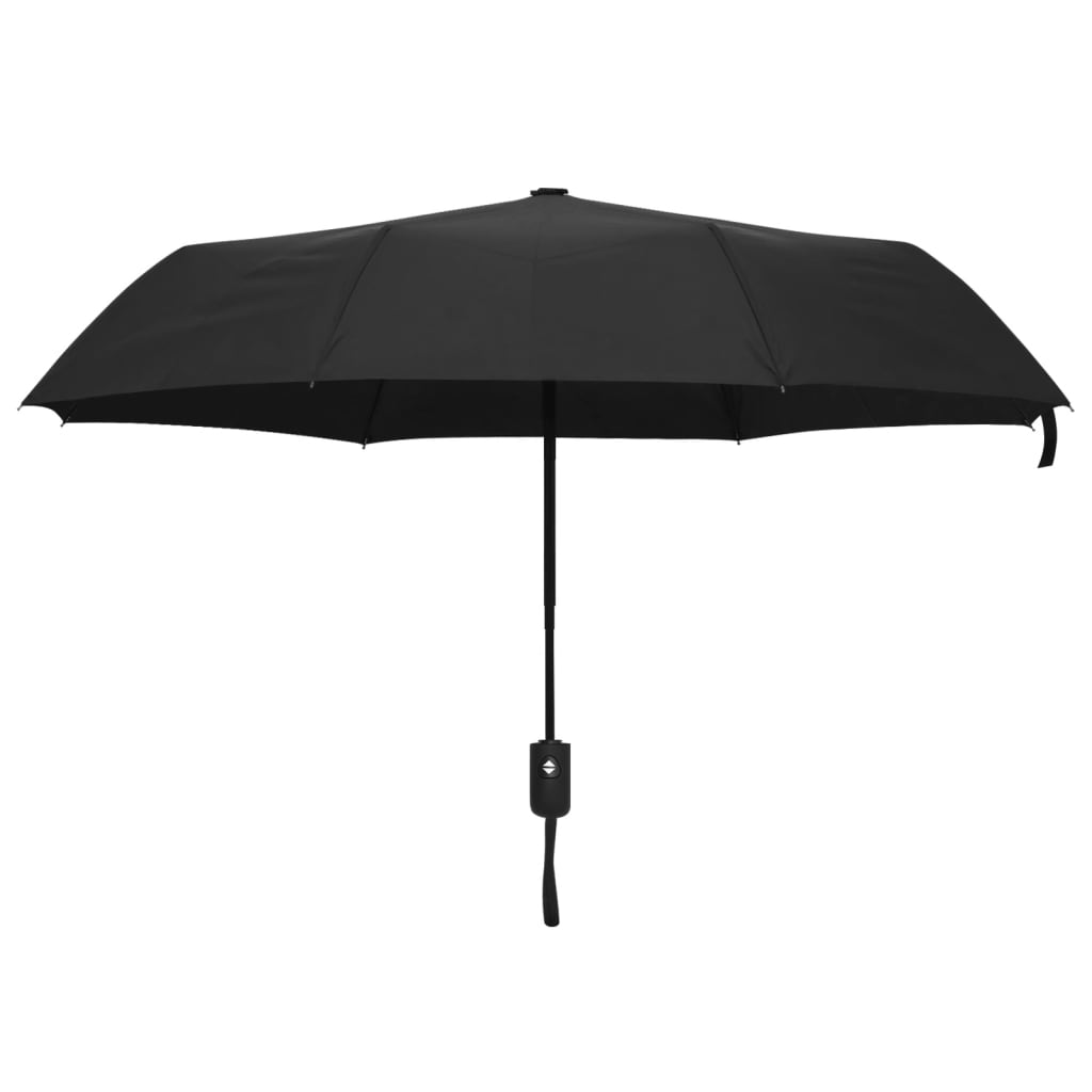 Ombrello Automatico Pieghevole Nero - Protezione Compatta Ø 95 cm - Image 1 of 4