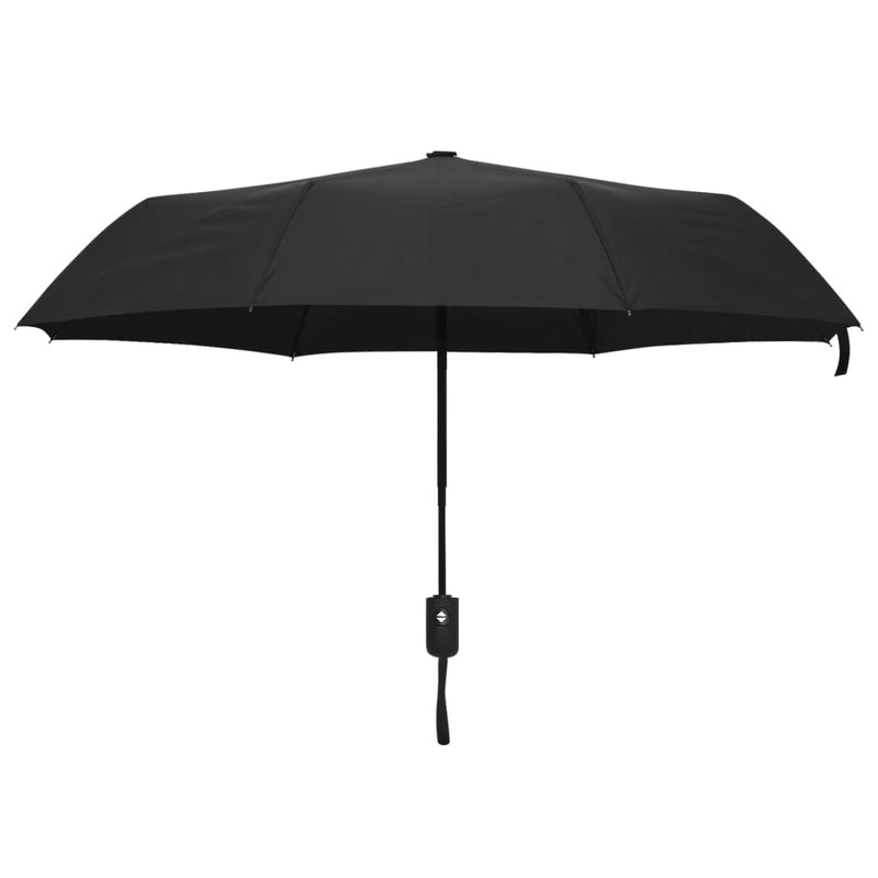 Ombrello Automatico Pieghevole Nero - Protezione Compatta Ø 95 cm - Image 1 of 4