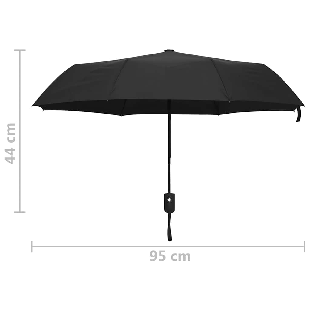 Ombrello Automatico Pieghevole Nero - Protezione Compatta Ø 95 cm - Image 4 of 4