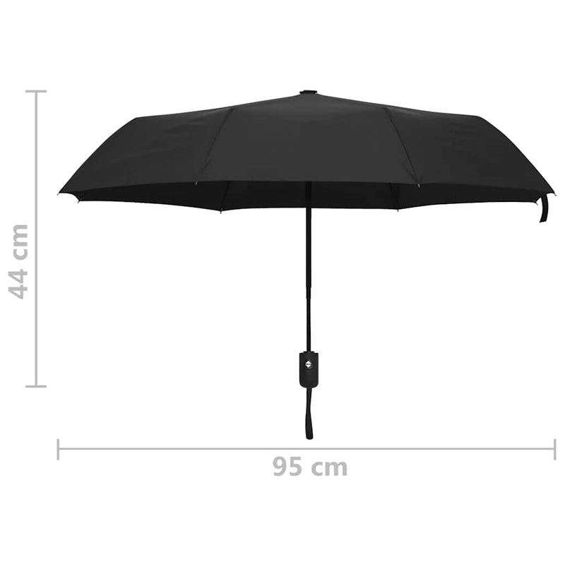Ombrello Automatico Pieghevole Nero - Protezione Compatta Ø 95 cm - Image 4 of 4
